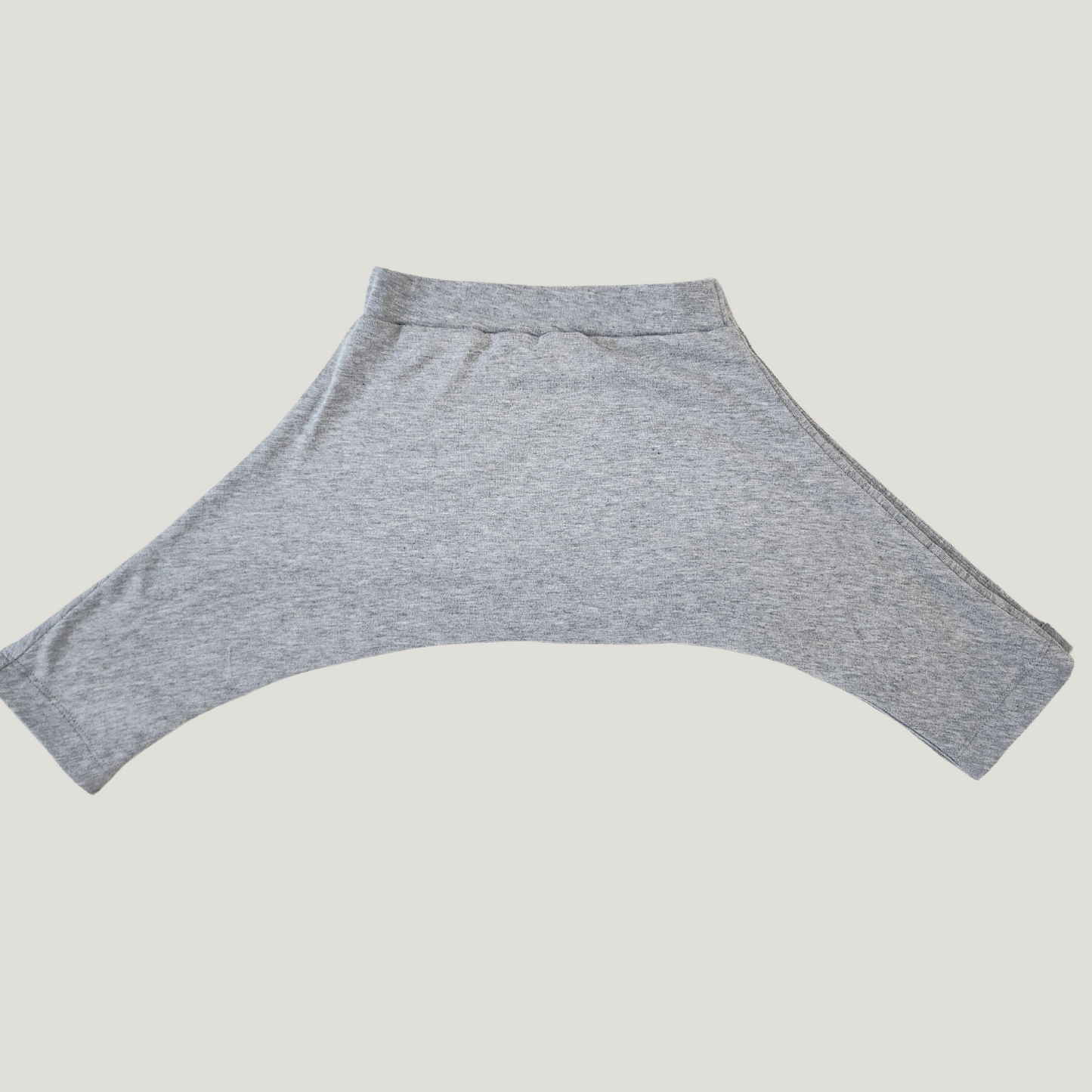 Little Hippy Co. custom hip dysplasia pants in light grey mix