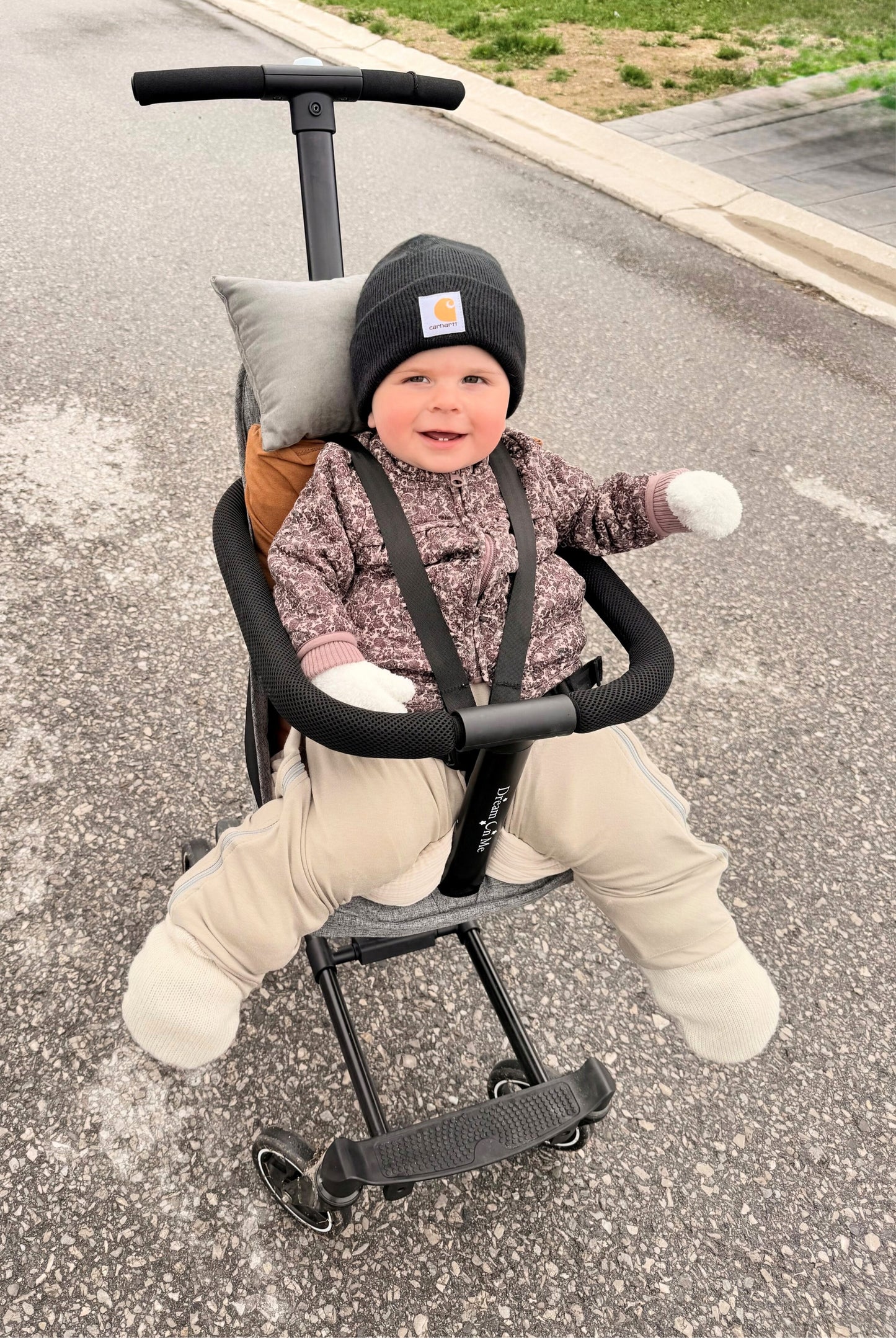 Little Hippy Adaptive Spica Pants - Stone