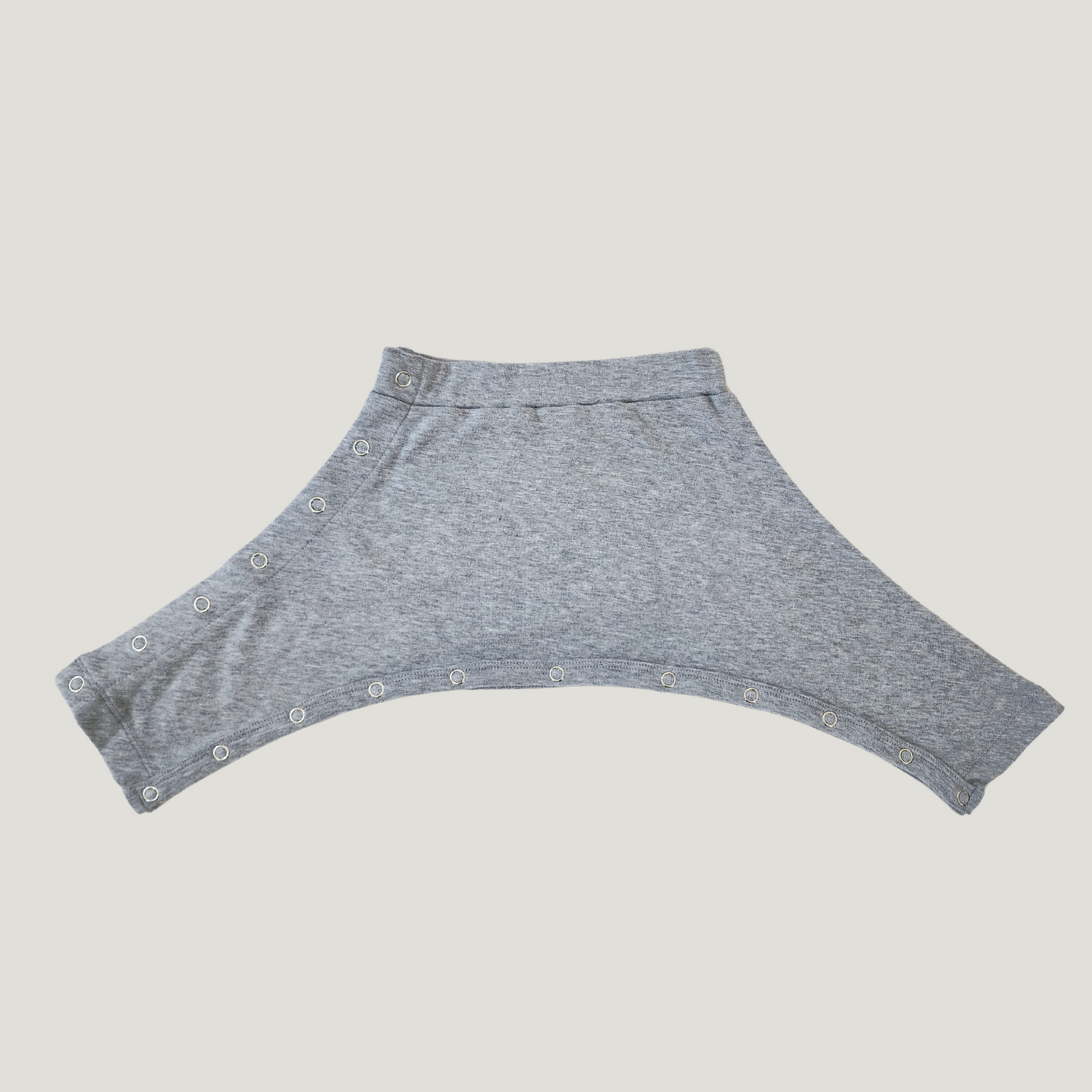 Little Hippy Co. custom hip dysplasia pants in light grey mix