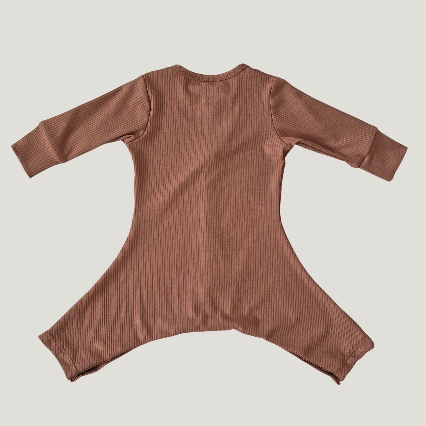 Little Hippy Adaptive Hip Dysplasia Pajama Lounger - Terracotta Ribbed